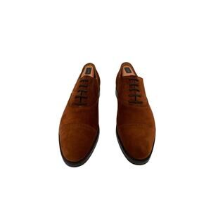 John Lobb Bristol Suede Oxford Brown– Men’s UK 7.5 / US 8.5 - Luxury Dress Shoe